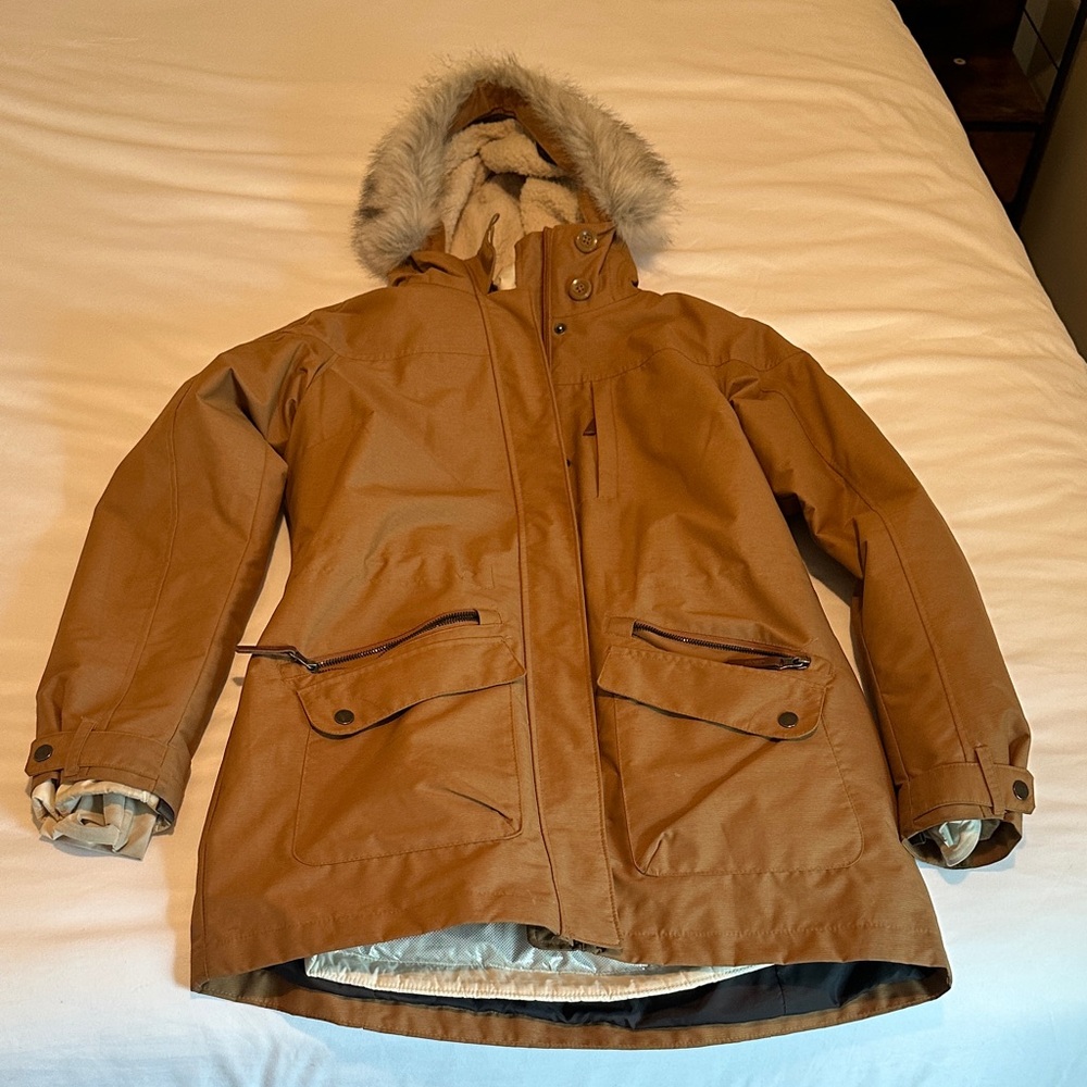 Columbia Brown Hooded Jacket